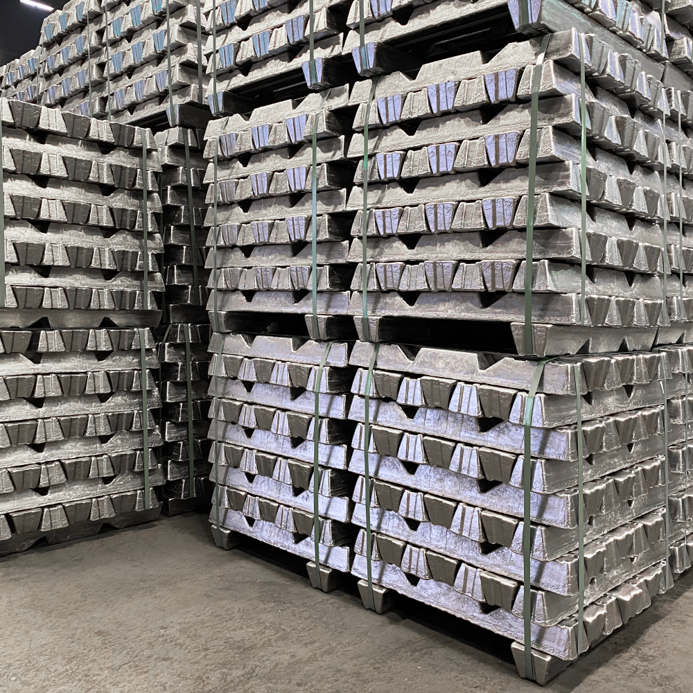 This is an image of aluminium ingot