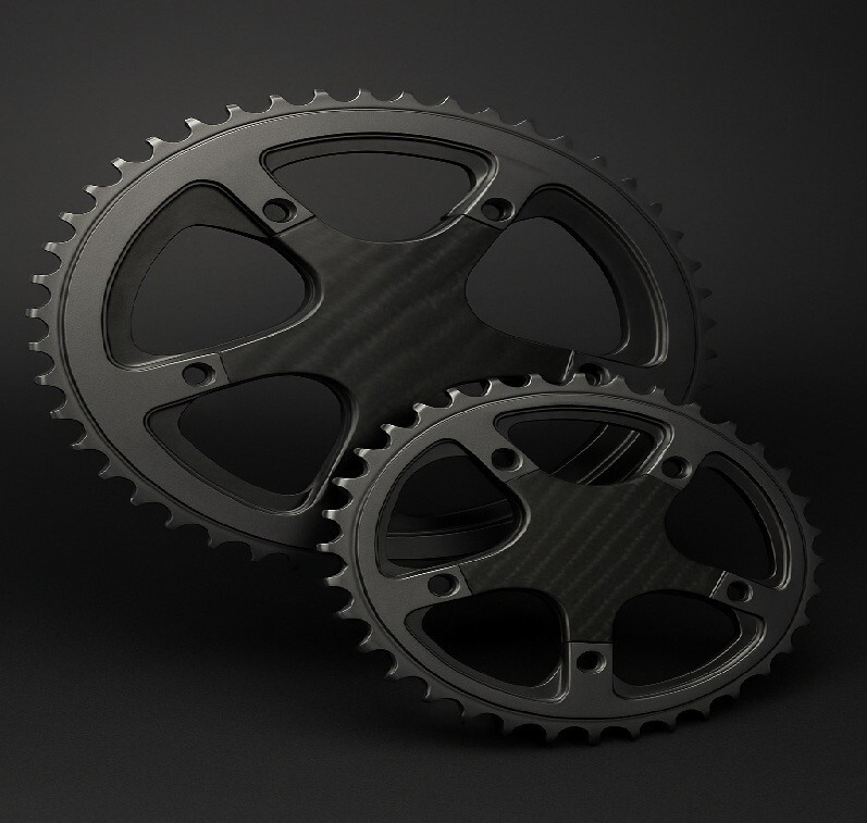 Miche X2 RD Carbon-Aluminium chainrings launched for Dura-Ace and Ultegra