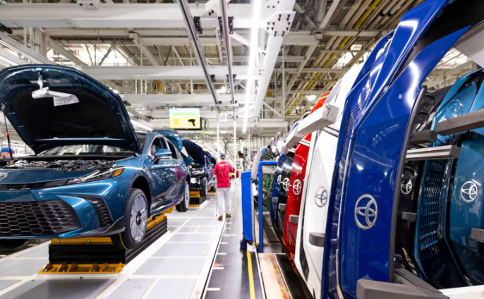 The Camry at its plant in Kentucky