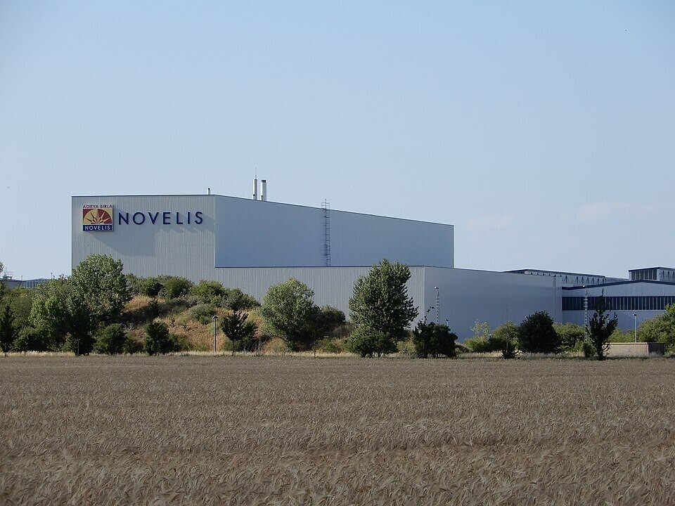 This is an image of Novelis facility
