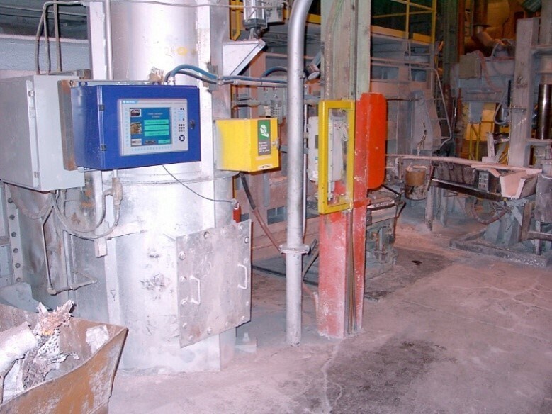 Image of furnace weighing system is now ‘self-learning’