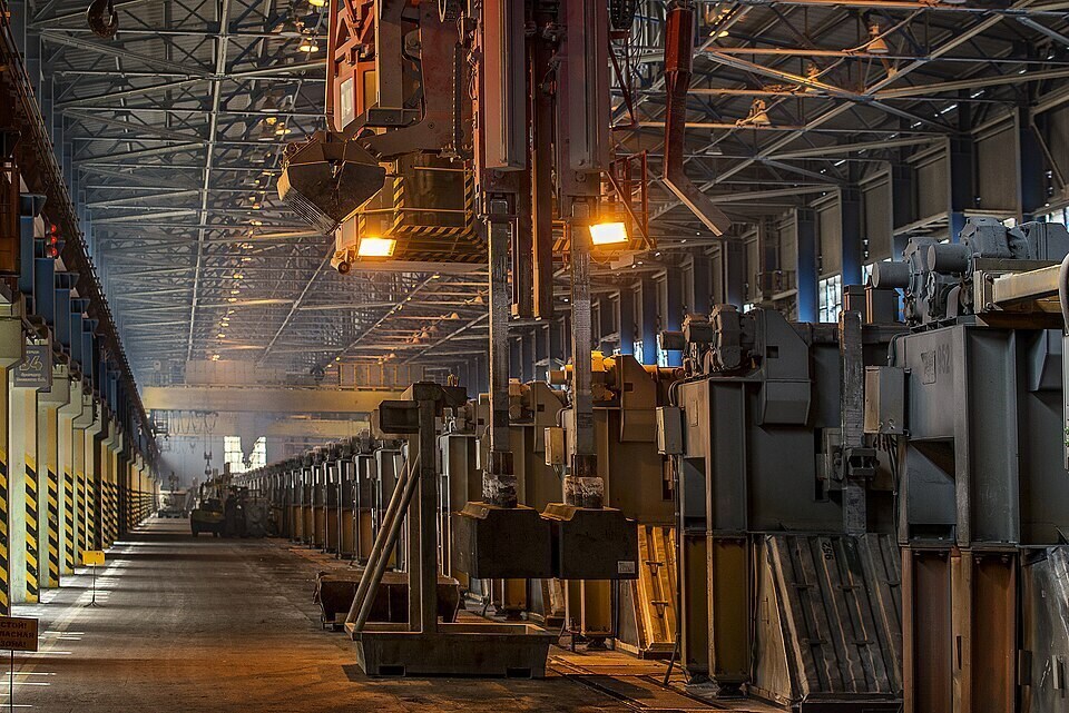 Picture of aluminium factory