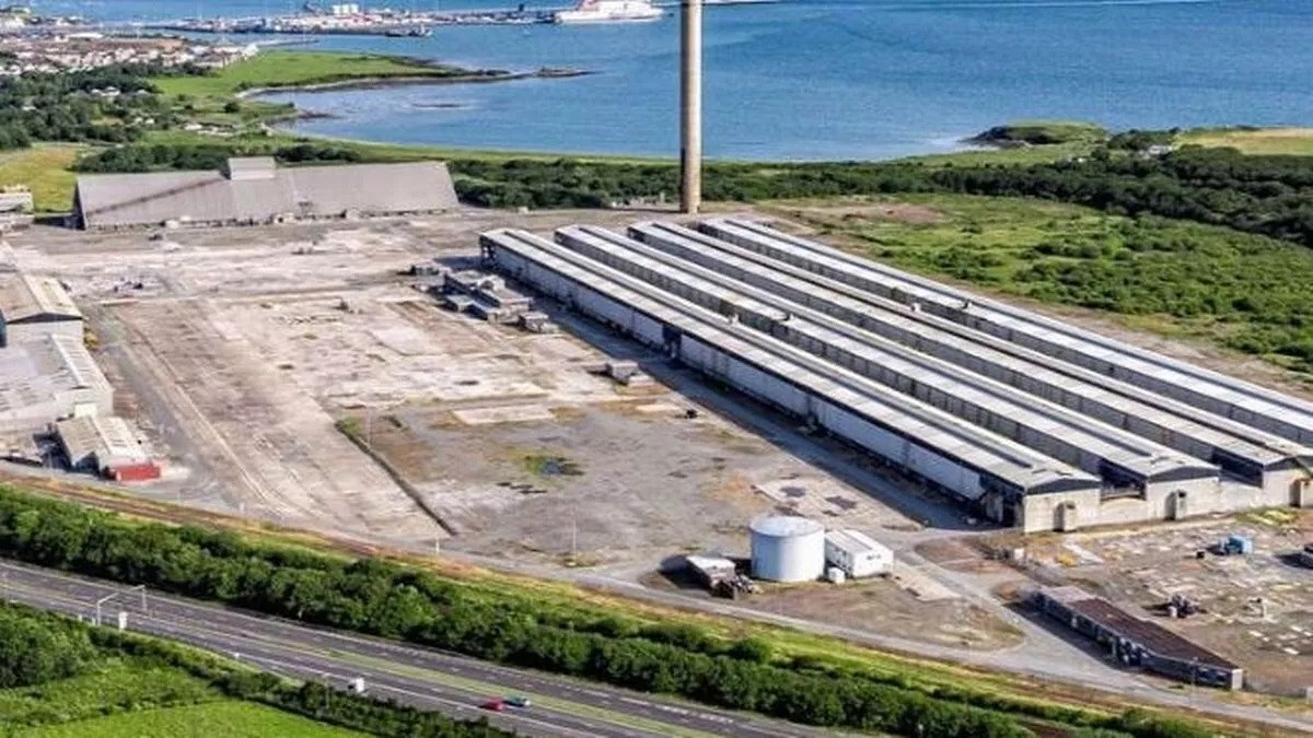 Image of Anglesey Aluminium site in Holyhead