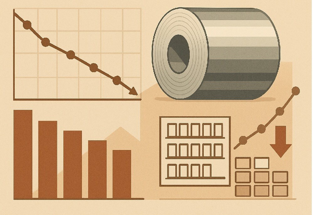 Alluminio LME: prezzo al contado cala del 1,22 % e warrant annullate diminuiscono del 7,35 %