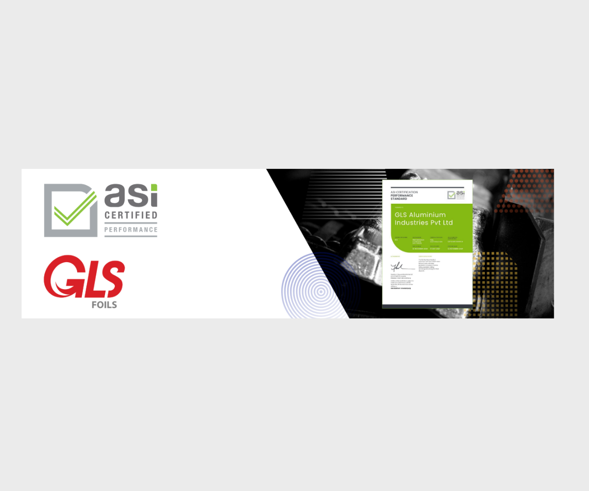 ASI certifies GLS Aluminium Industries Pvt Ltd against Performance Standard V3.1 (Transitional – Principles 1-4)