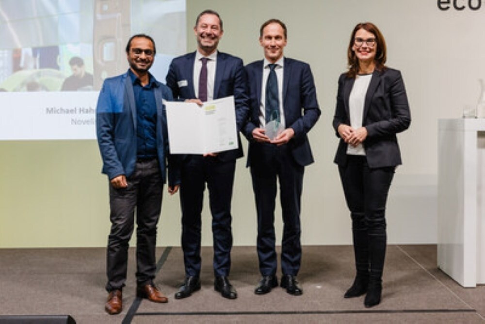 Novelis secures German Ecodesign Award with a breakthrough 100% recycled aluminium automotive sheet