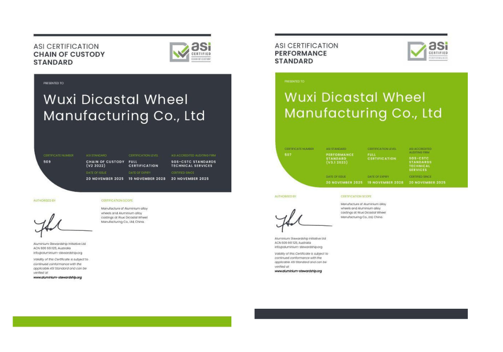 Image of asi certificate