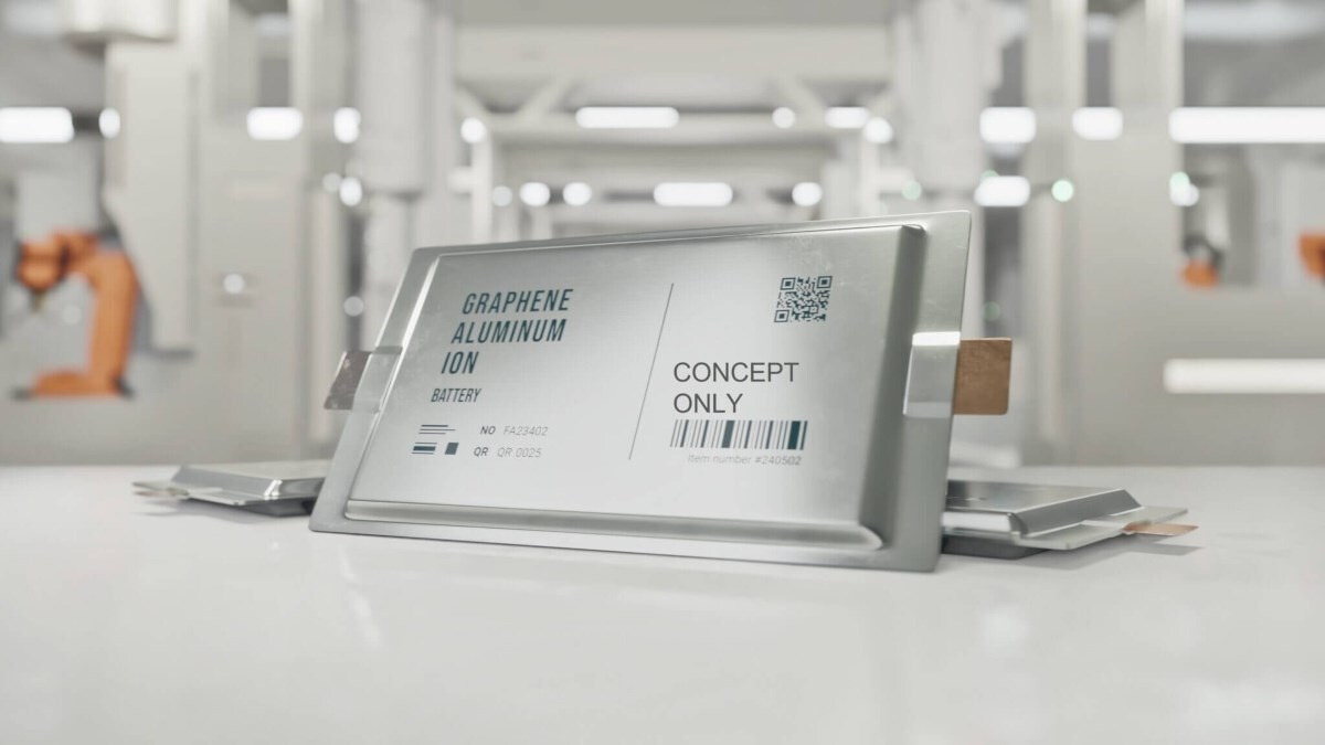 Graphene aluminium-ion battery