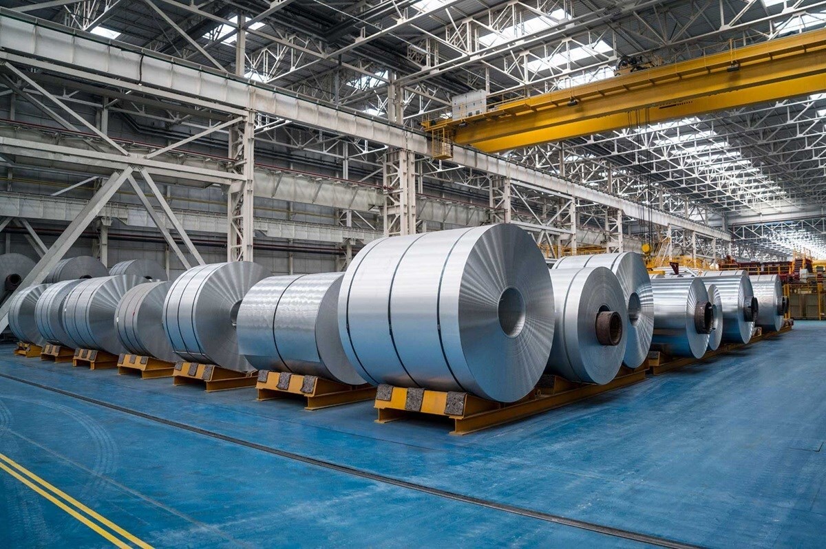 Image of rolling aluminium