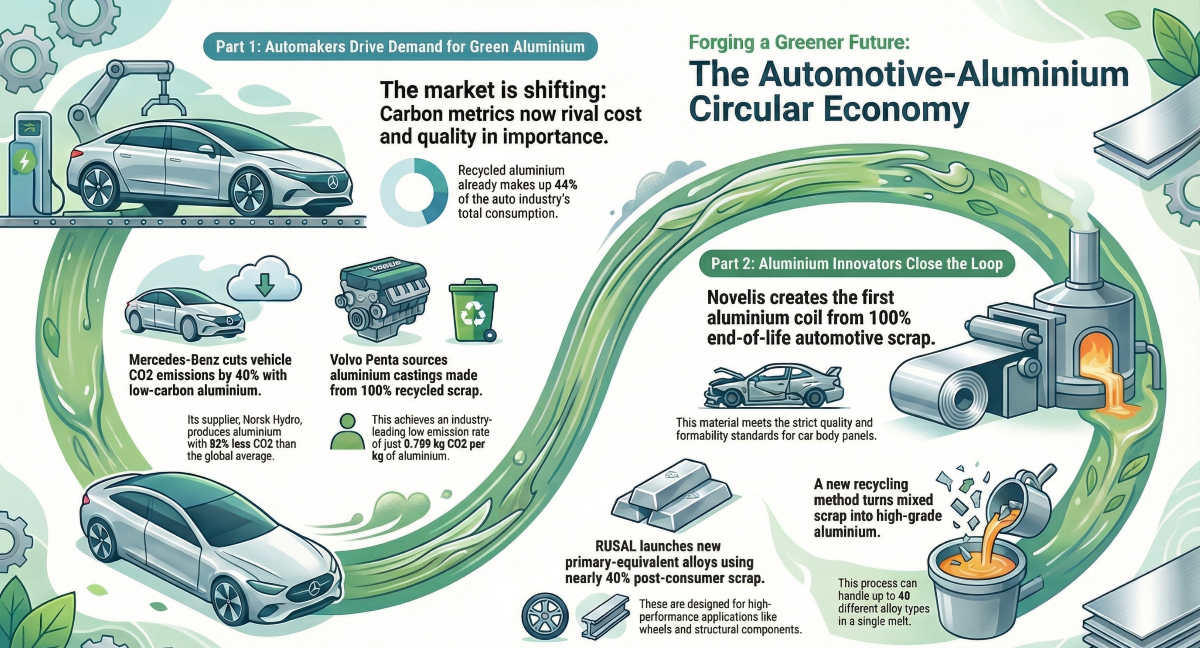 Low-carbon aluminium and the automotive sector: 2025 saw a transition built in tandem