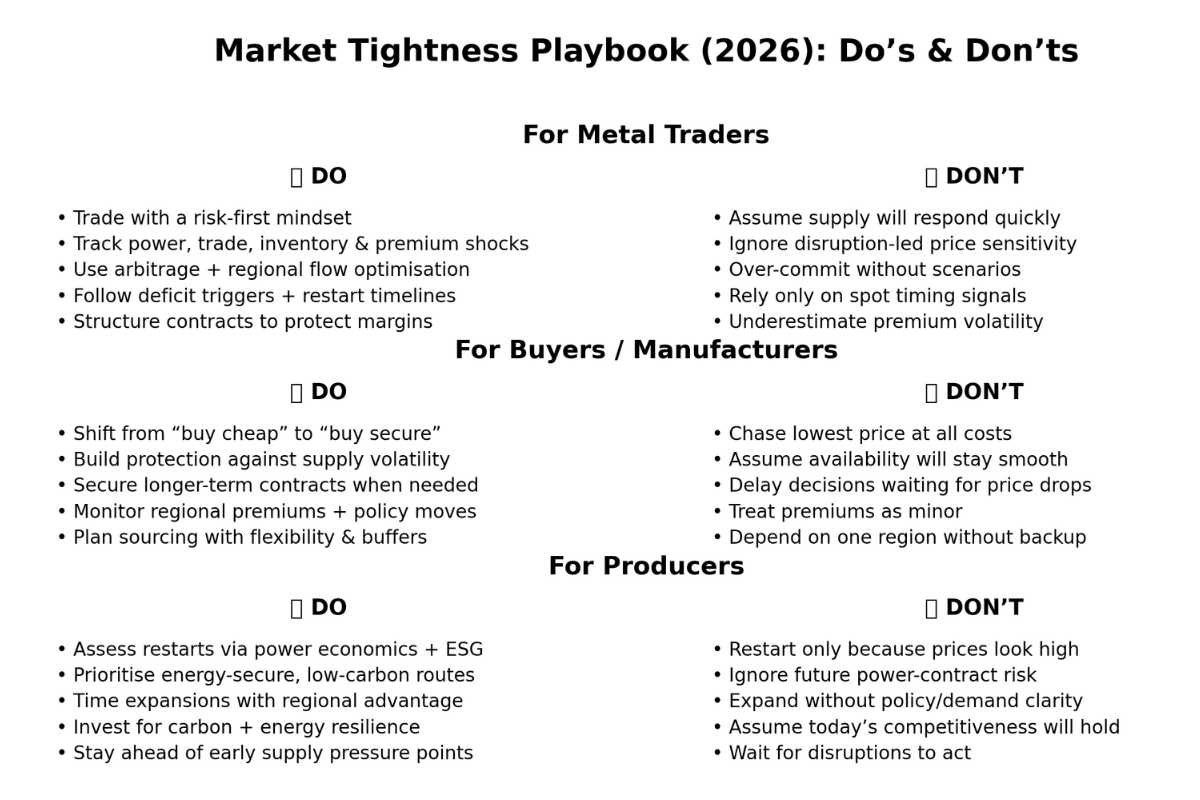 dos and don'ts for metal traders