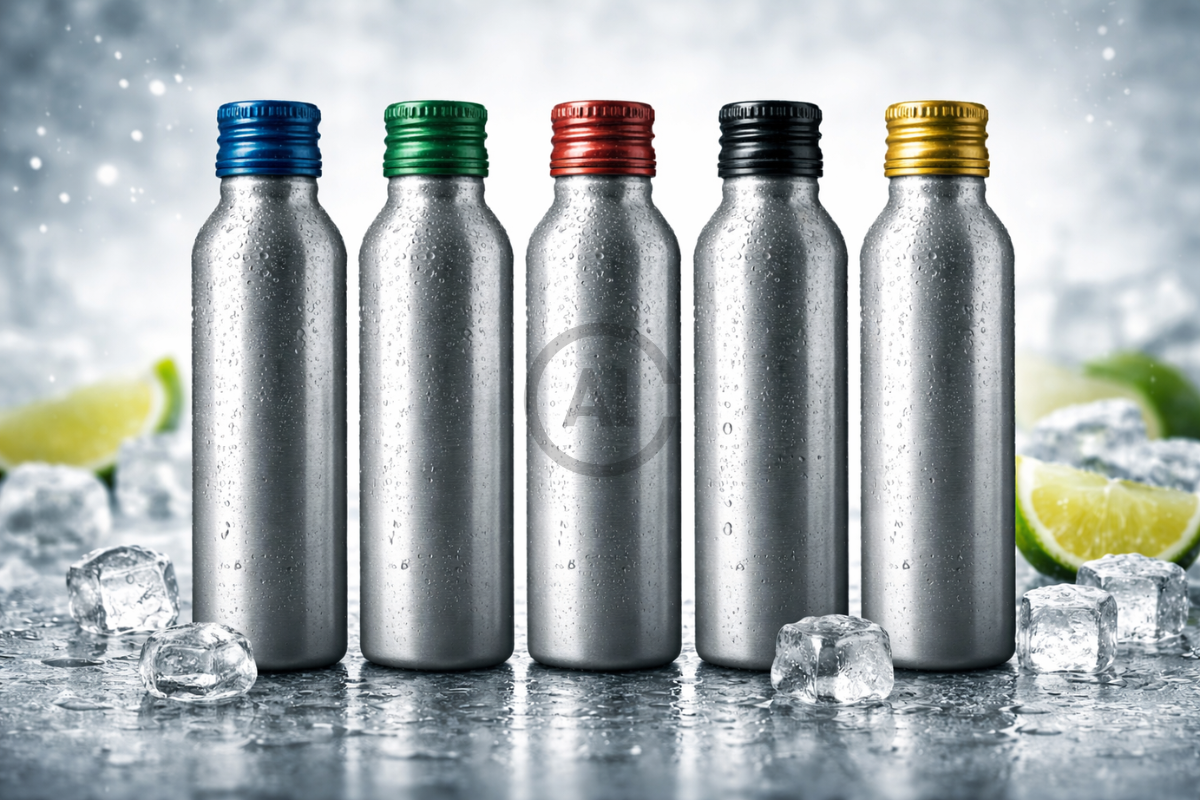 Miniature Aluminium Bottles