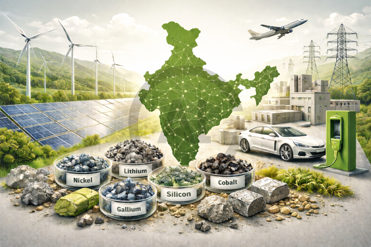 India lancia la National Critical Mineral Mission per garantire l’autosufficienza di minerali strategici