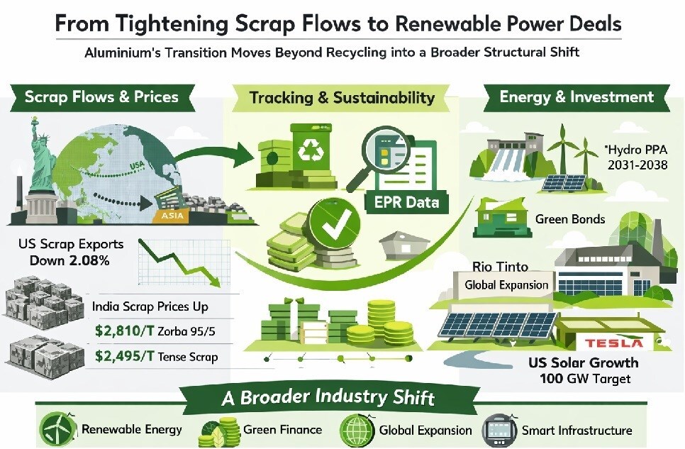 From tightening scrap flows to renewable power deals
