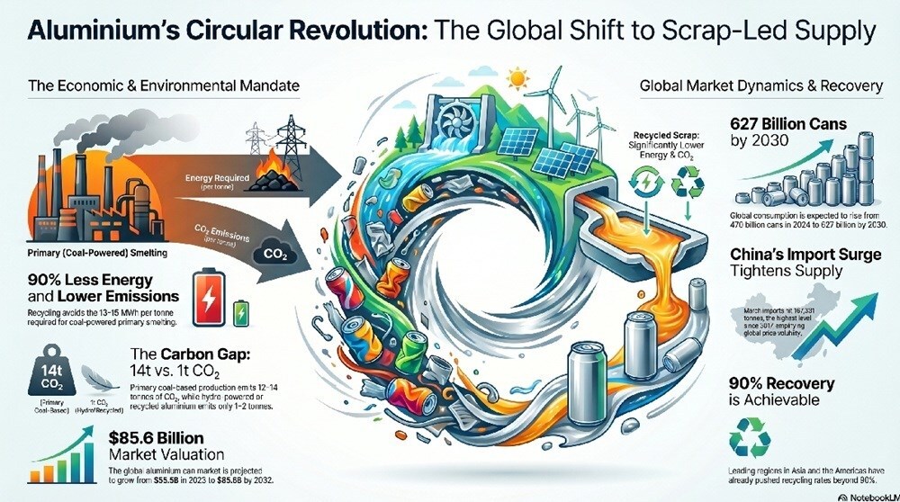 Scrap takes control: Inside aluminium’s shift to a circular, volatile market