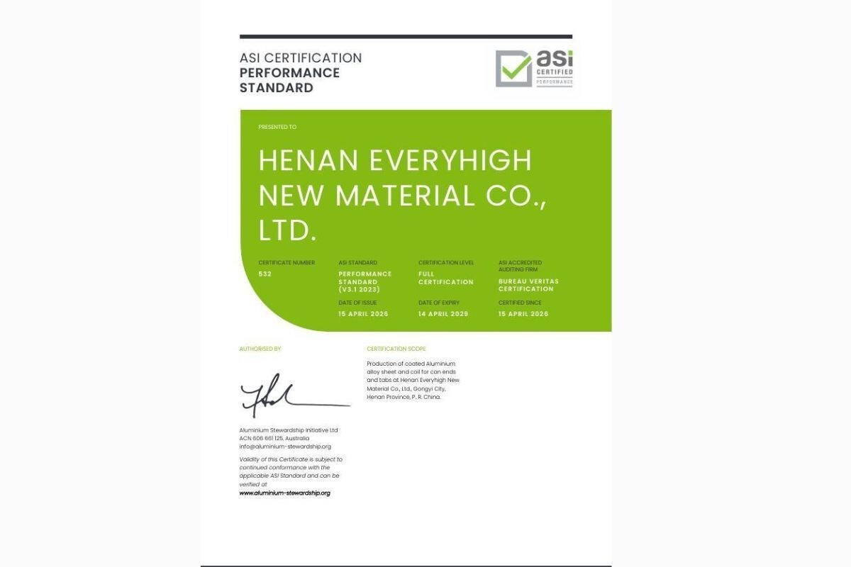 ASI certification