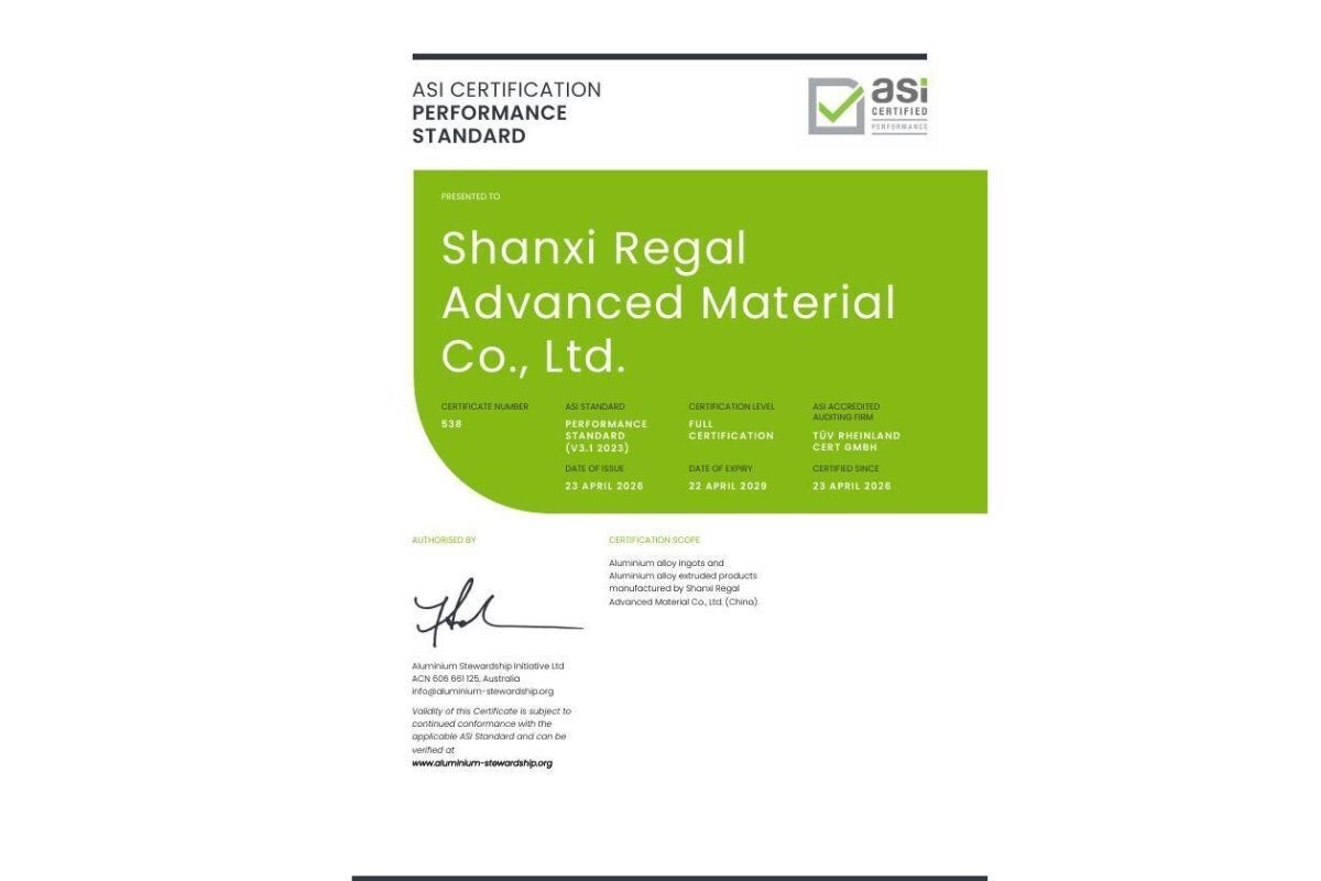 ASI certificate