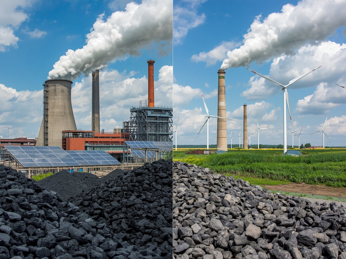 aluminium production with coal and renewables