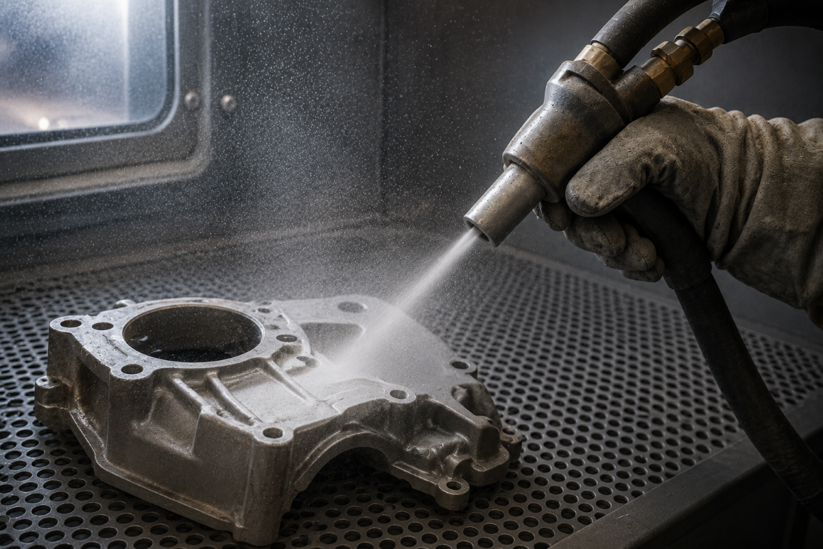 Bead blasting,The finishing process behind high-quality aluminium products
