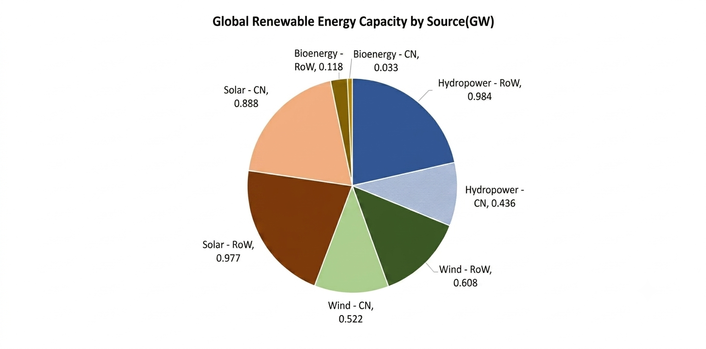 Global Renewable Energy Capacity by Source