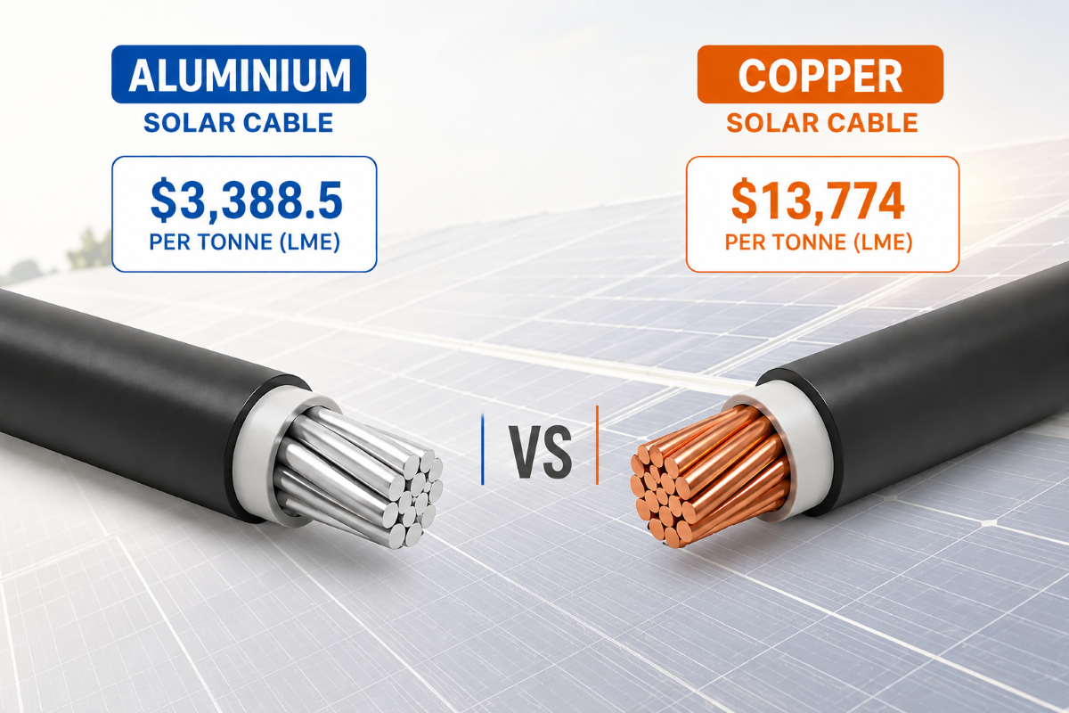 Aluminium Copper Solar Cables