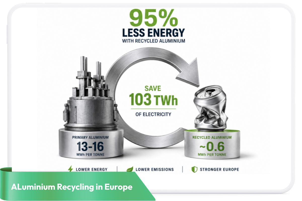 AL Recycling in Europe Tag