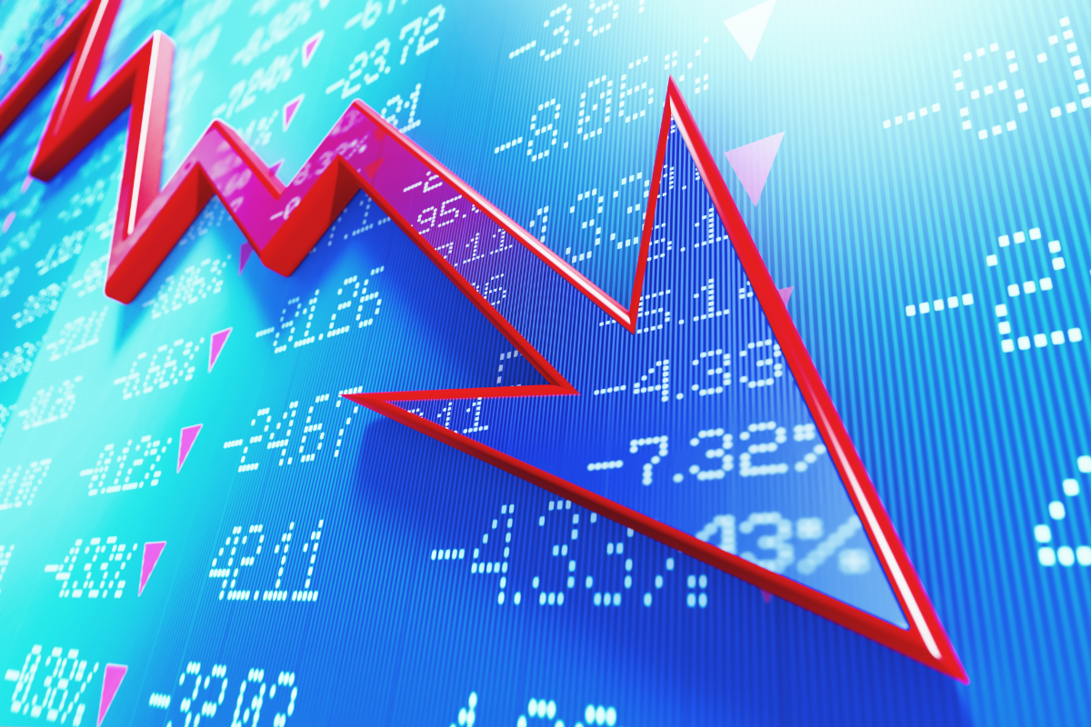 Market Shares Drop