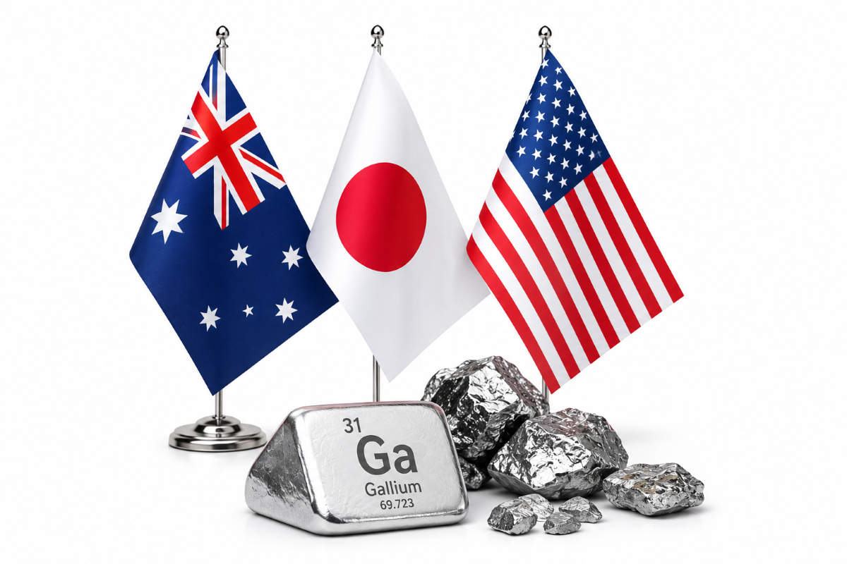 Australia Japan US Gallium