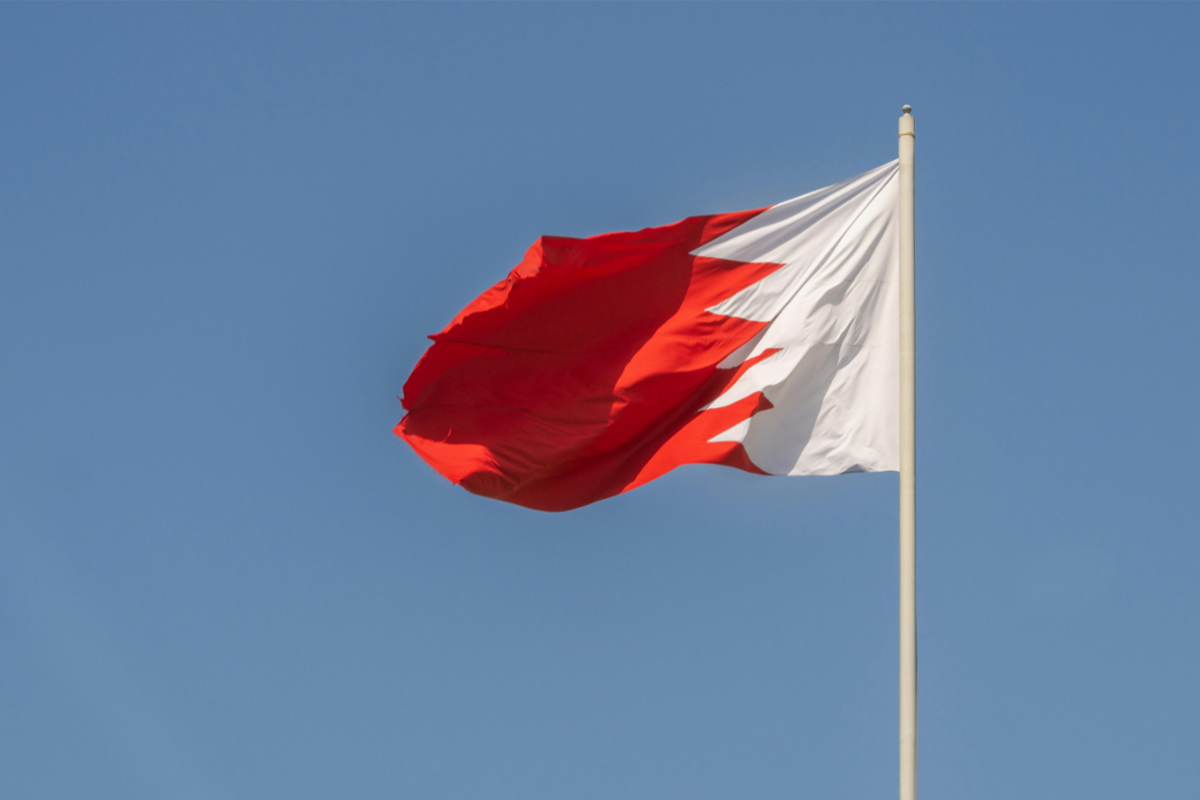 Bahrain National Flag