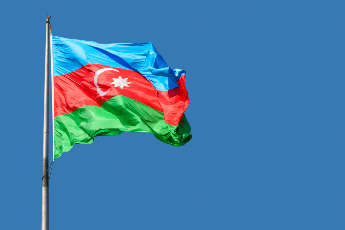 Azerbaijan National Flag