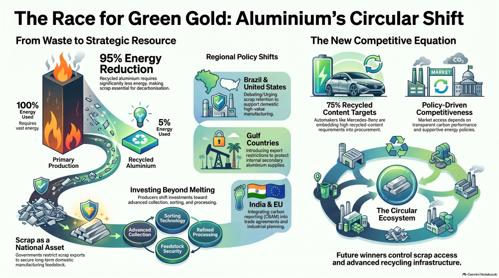 aluminium scrap is reshaping recycling, trade and industrial competitiveness