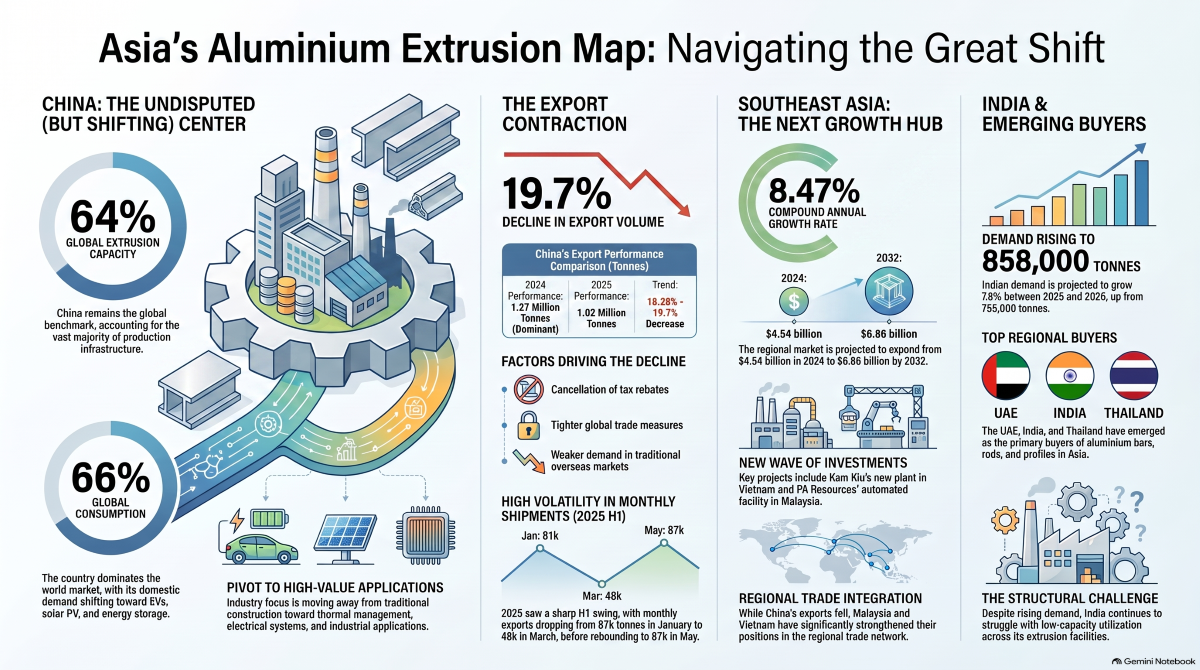 Asia Aluminium Extrusion Market