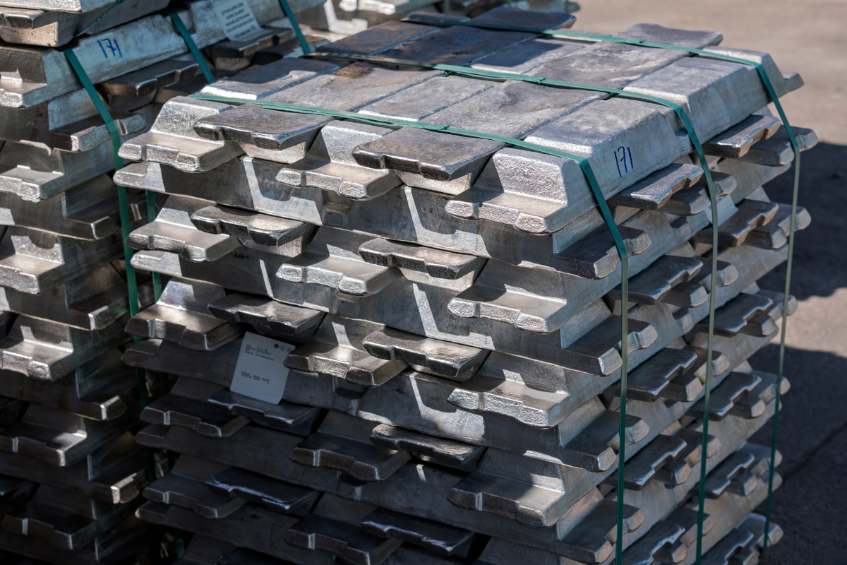 Aluminium Ingot Stacks