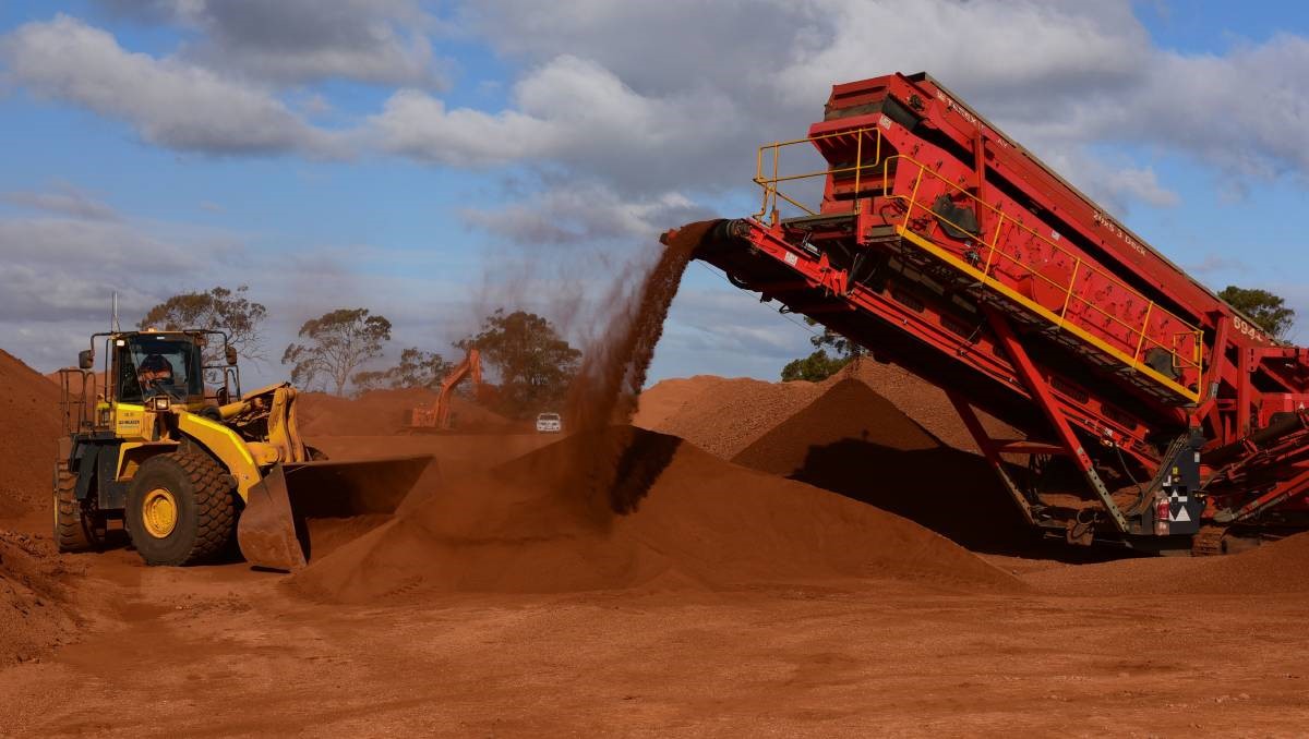 Tasmanian fertiliser-grade bauxite