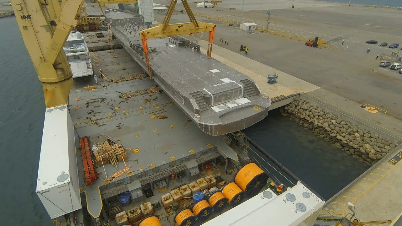 AAL delivers 85.3-metre all-aluminium hull to one of the world’s premium yacht builders