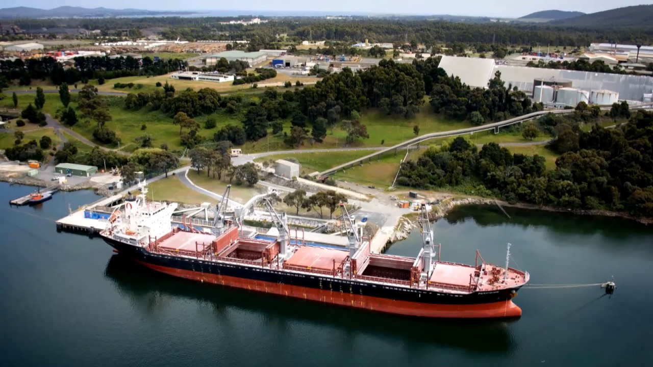 Aluminium flouride plant at Tasmania