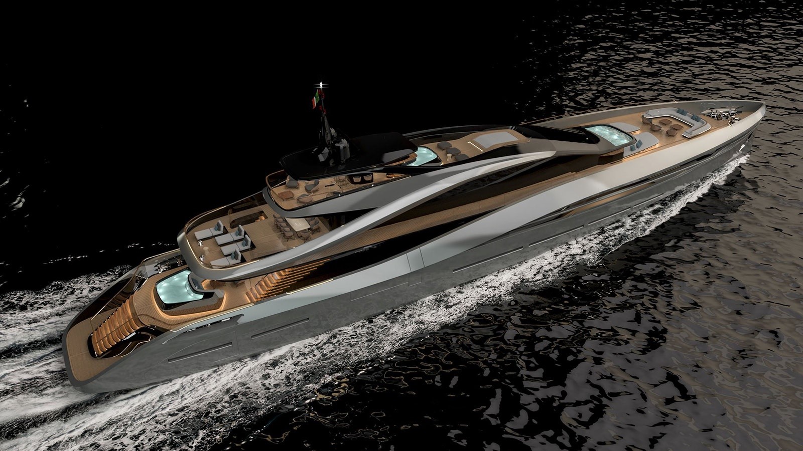 65 metre all-aluminium superyacht concept