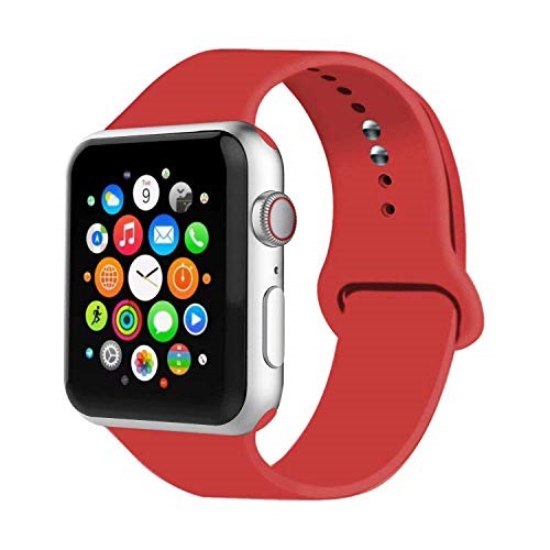 Apple watch series 5 with Aluminium case comes up with Red colour