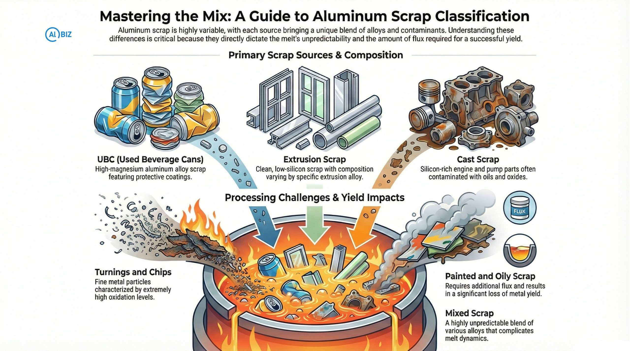 Aluminium-scrap types