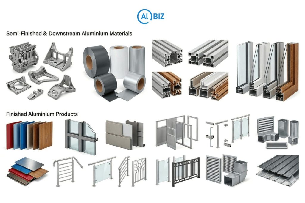 aluminium downstream and finished products for construction