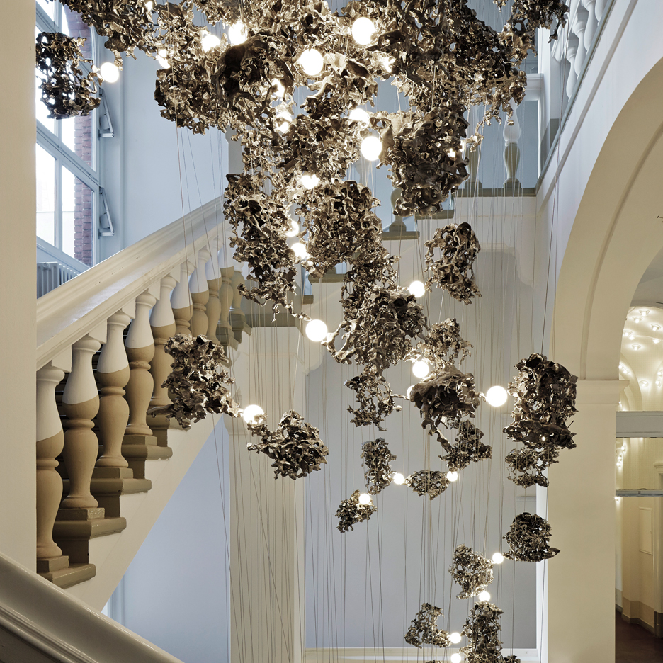Bocci Director Creates Aluminium Lighting Installation For London Aluminium Lighting Installation